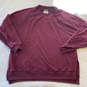 Maroon crewneck